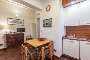 kitchen open space, rent home in rome